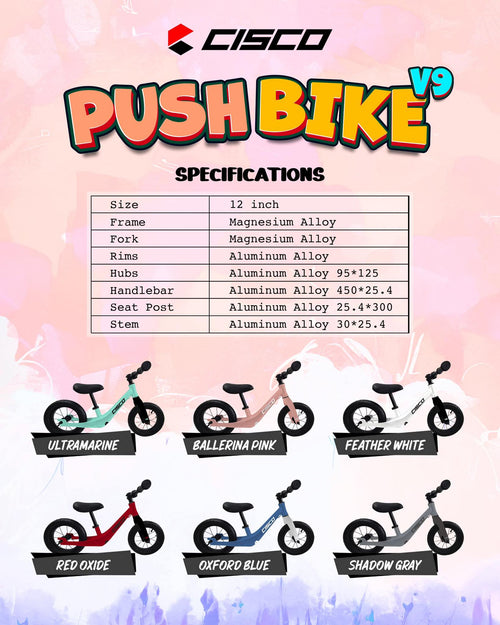 Cisco Push Bike V9 12" Magnesium Alloy
