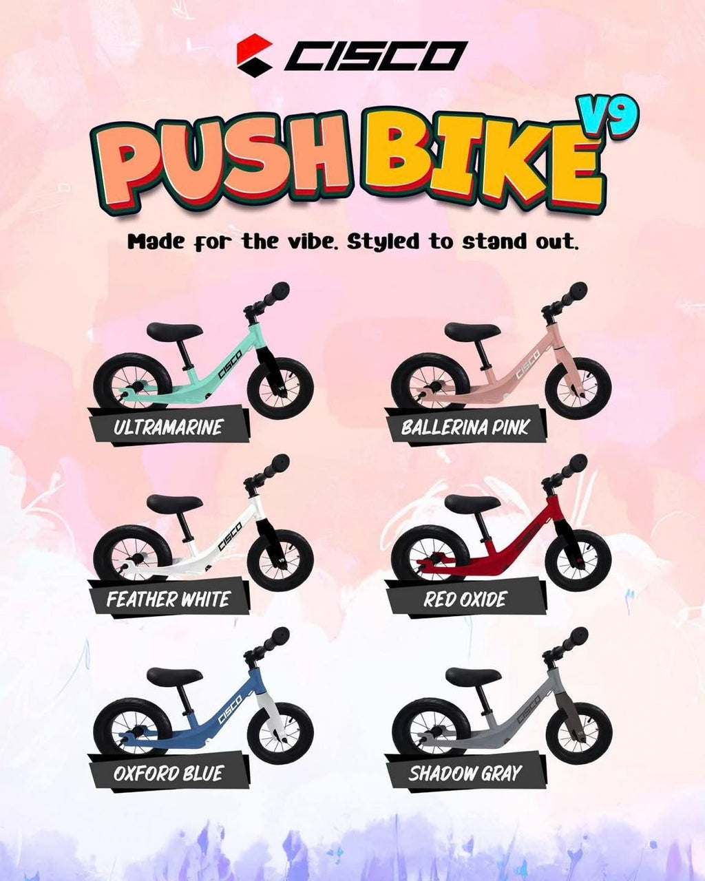 Cisco Push Bike V9 12" Magnesium Alloy