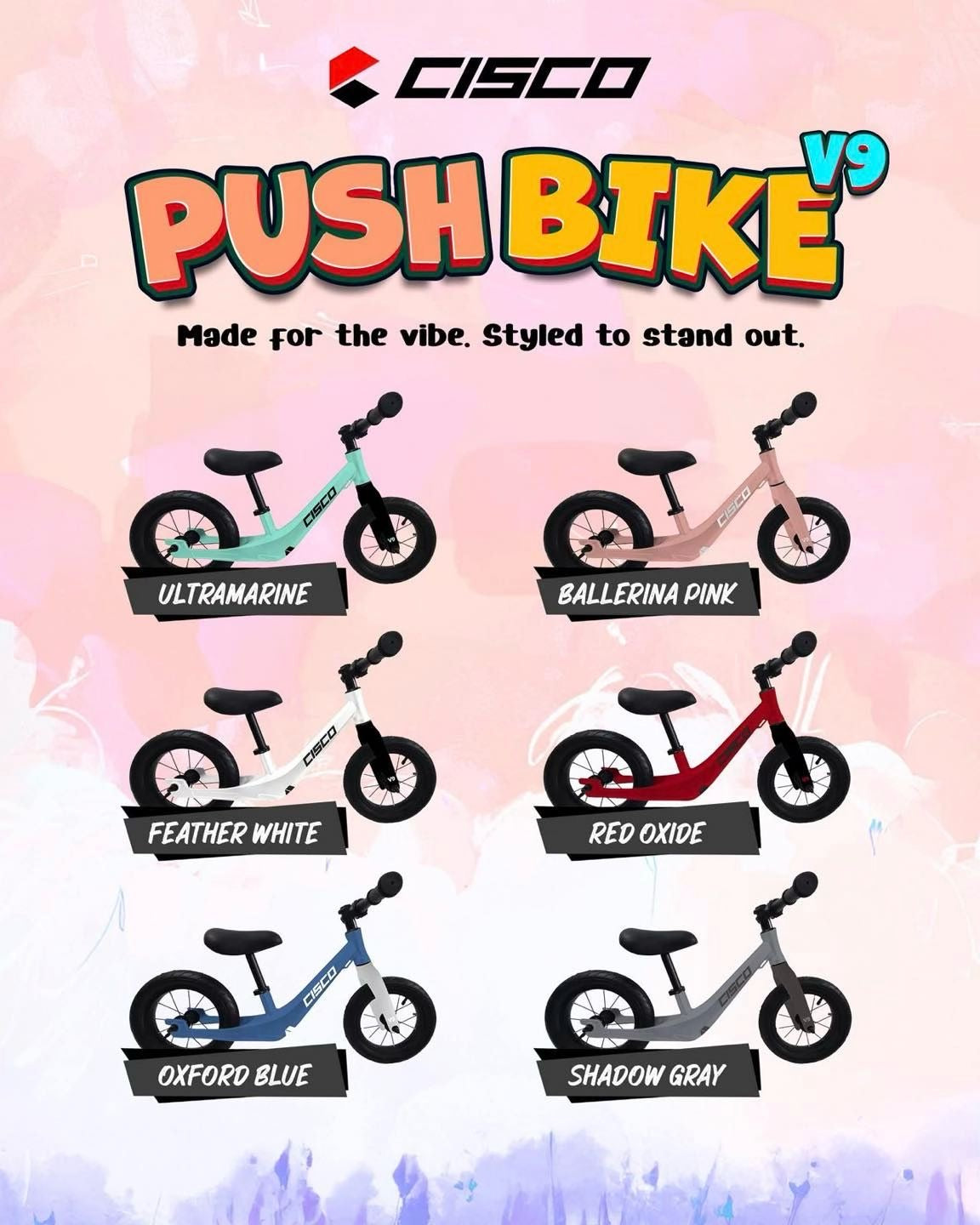 Cisco Push Bike V9 12" Magnesium Alloy