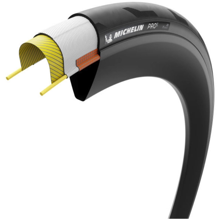 MICHELIN PRO5 TUBELESS-READY TANWALL ROADBIKE TIRES (700X28C)(700X30C) PER PIECE