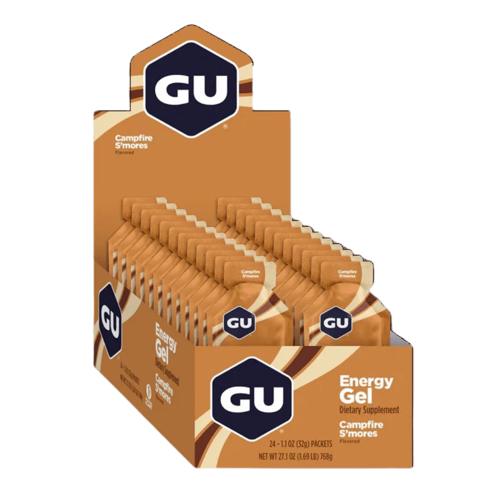 GU Original Energy Gel Campfire Smores - 1 Box/24Pcs