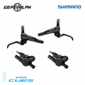 Shimano CUES BR/BL-MT501 hydraulic disc brake set on white background