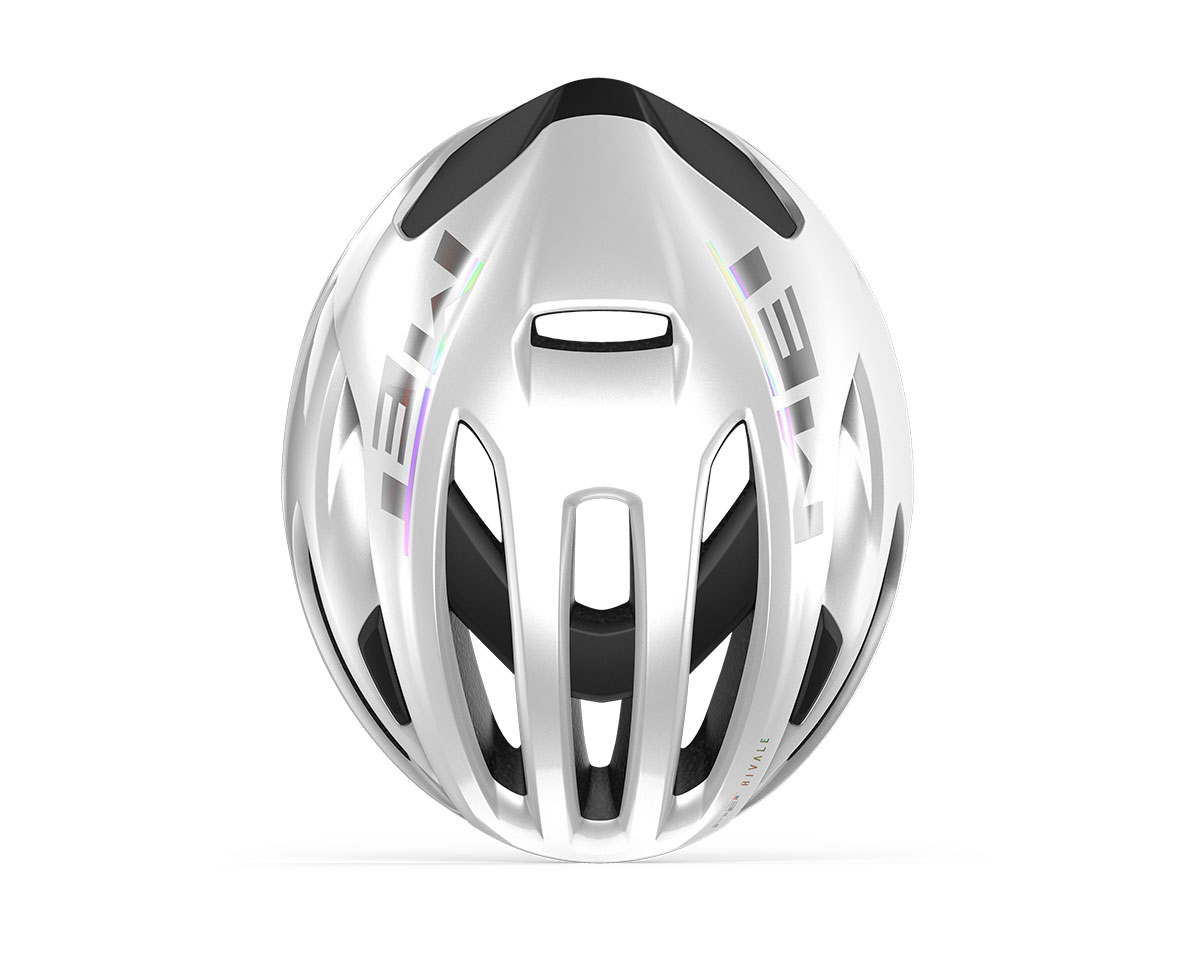 MET Rivale MIPS - White Holographic Glossy
