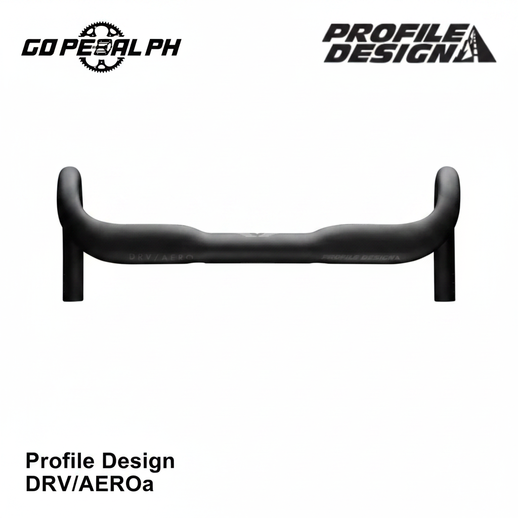 Profile Design DRV/AEROa 150mm drop handlebar on white background