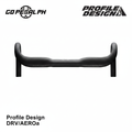 Profile Design DRV/AEROa 150mm drop handlebar on white background