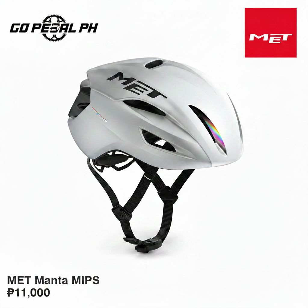 MET Manta MIPS - White Holographic